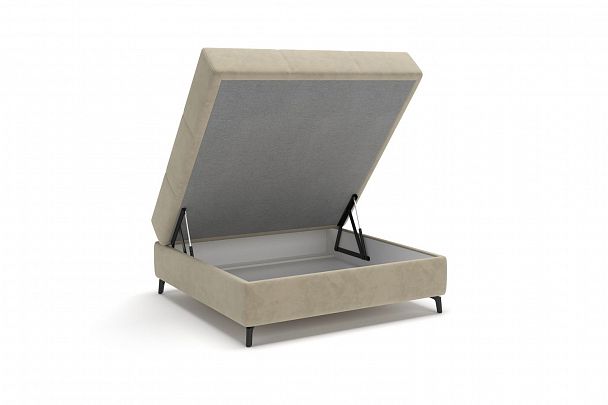 Reef кресло с ящиком замша бежевый - Вид 3