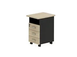 БЕРЛИН / BERLIN Тумба приставная правая 450х580х740 Акация/Черный - Фото предпросмотра