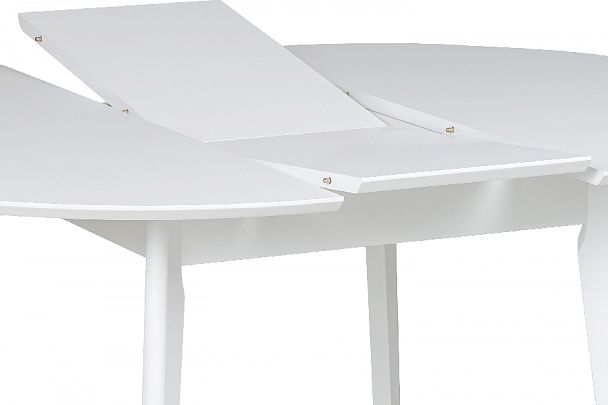 Стол деревянный круглый раскладной Норден D100 Белый - Вид 9