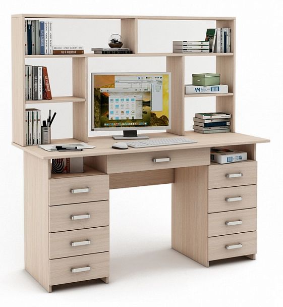 Стол компьютерный Лайт-9Я СН - Вид 1