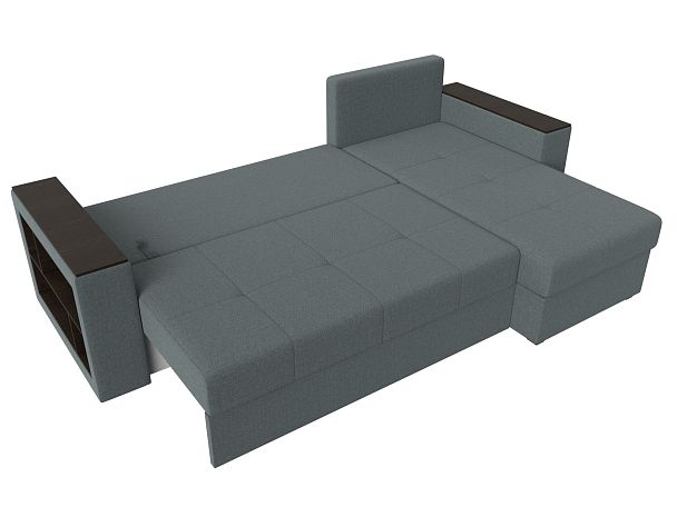 Диван угловой Дубай Лайт правый угол Рогожка серый - Вид 8