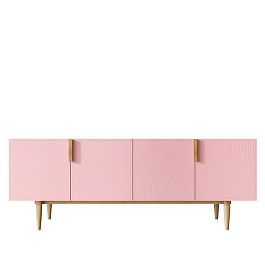 Комод под TV с четыремя дверками Line LN06/GR1/pink - Фото предпросмотра