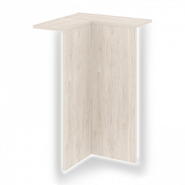 Колонна угловая внутренняя с подсветкой "Onix" О.R-KU.VNU.S денвер светлый - Вид 2