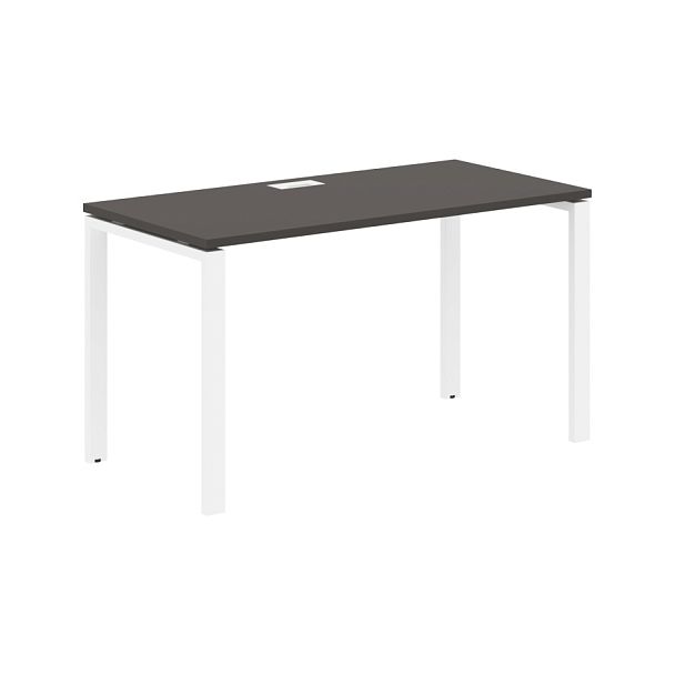 Стол прямой EUST 1367 Мокко/Белый 1360х670х750 EDIS - Вид 1