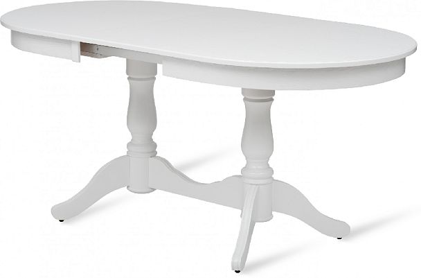 Стол деревянный раздвижной Барэнт 130(170)х90х76 Белый - Вид 5
