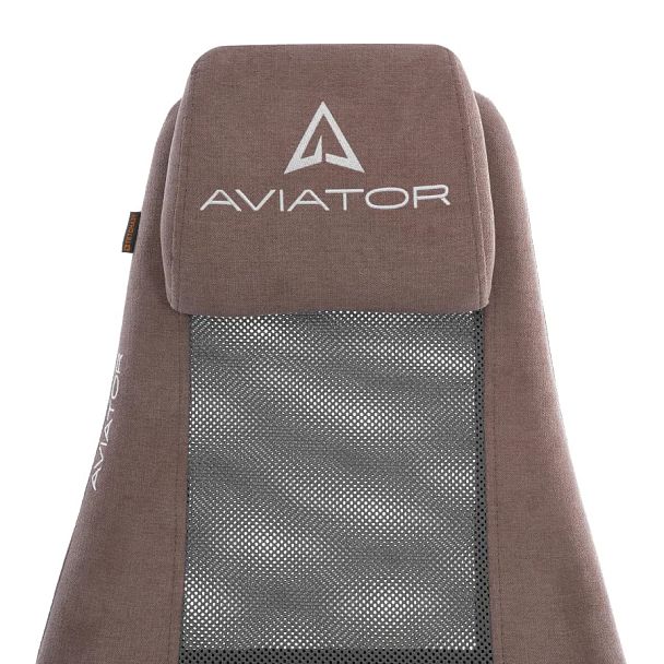 Кресло Авиатор Плт Металбл/Aviator Plt Metalbl, ткань, светло-коричневый/серый - Вид 7