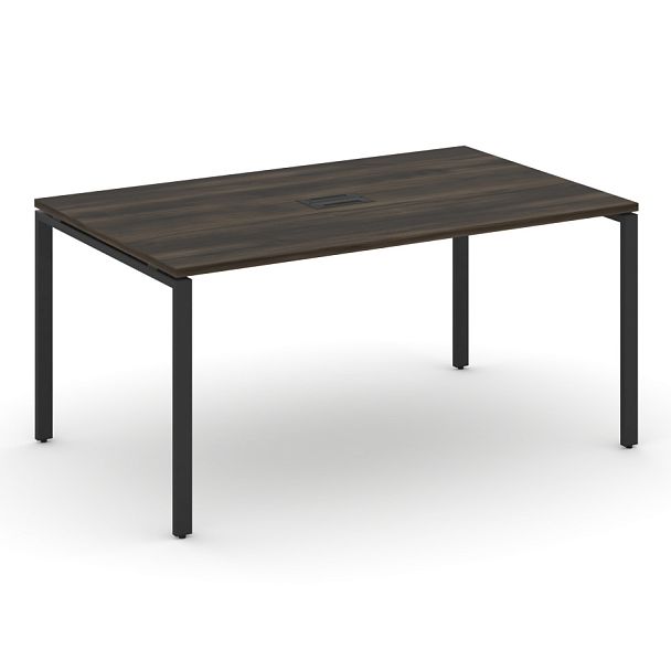 Concept Стол переговорный (1 столешница) CN.PRG-014 Дуб Мали/Металл Черный 1580*980*750 - Вид 1