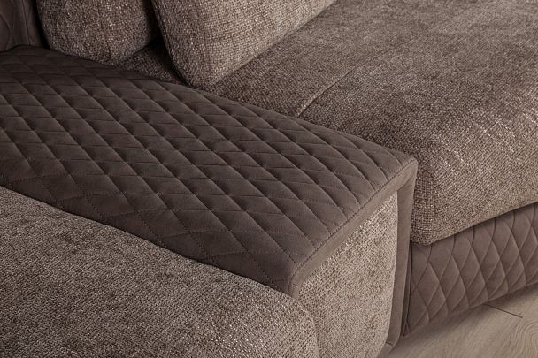 Aldo угловой модульный диван с терминальным углом и баром - Вид 7