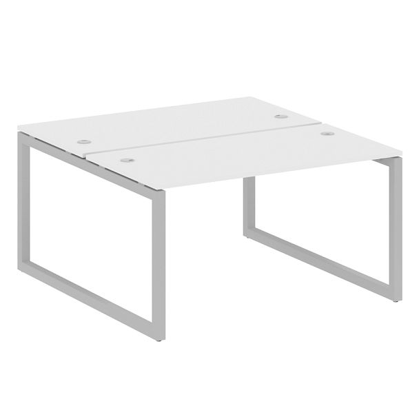 Metal System Quattro Р. ст. на О-образном м/к 50БО.РАС-СП-2.3 Белый/Серый металл 1400*1475*750 - Вид 1