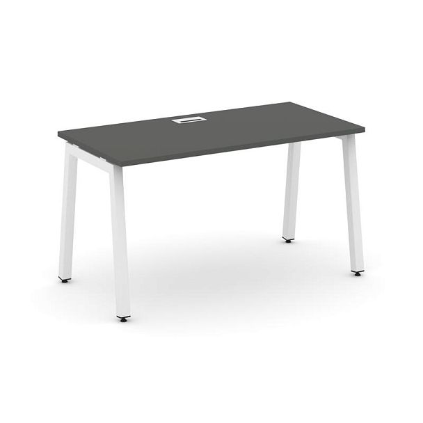 Стайл Проджект Стол письменный SN-5A.SP-021 Антрацит/Металл Белый 980*800*750 - Вид 1