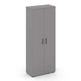 Стайл Проджект Гардероб широкий неглубокий SN.GB-003 Серый Пепел/Черный Ручки 796*400*1982 - Фото предпросмотра