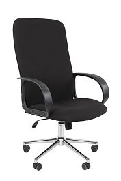 Офисное кресло Chairman 278 Россия ткань T08 черный хром - Фото предпросмотра