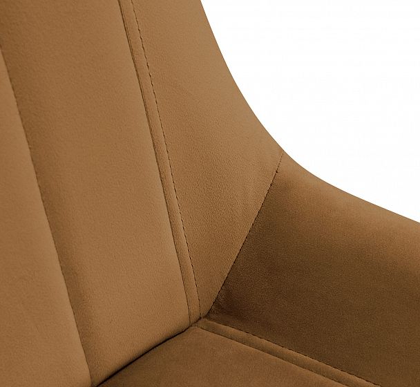 Стул подъемно-поворотный Sheffilton SHT-ST37/S120M горчичный/черный муар - Вид 6