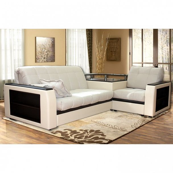 Диван угловой "Эллада 8" модульный с тумбой 120 - Вид 6