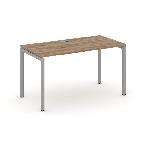 Стайл Проджект Стол письменный SN-4P.SP-014 Дуб Табак/Металл Серый 1580*700*750 - Вид 1
