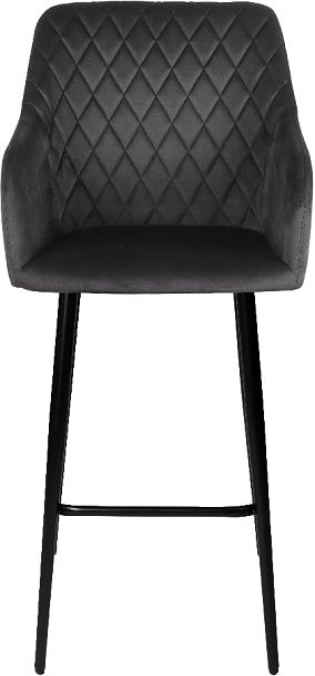 Барное поворотное кресло Барли К, черный H75/черный - Вид 3