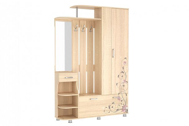 Прихожая Барселона-2 PR-0017.1544 дуб сонома - Вид 1