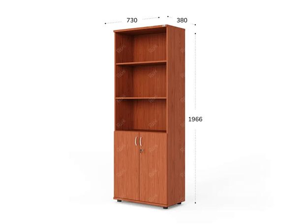 UNITY РШК-02 ОРЕХ ИТАЛЬЯНСКИЙ Комбинированный шкаф Прямой 730x380x1966 - Вид 5