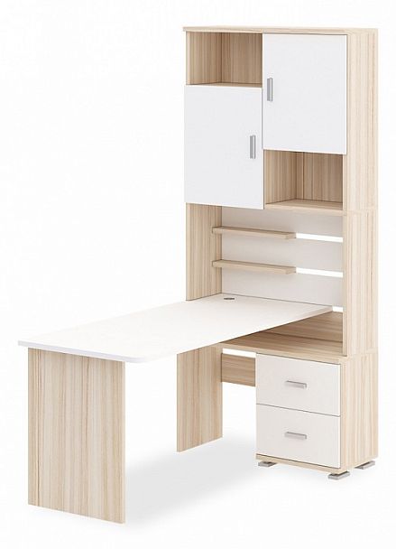 Стол компьютерный Домино СР-720/160 Карамель/Белый правый - Вид 1