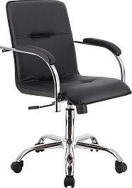 Кресло Everprof Samba T Экокожа Черный - Фото предпросмотра