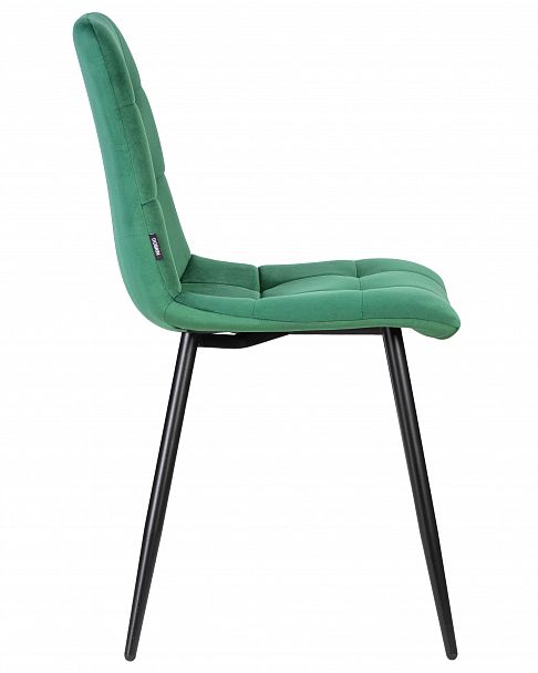 Стул обеденный DOBRIN CHILLY (Темно-зеленый Holland 30, основание черное) - Вид 3