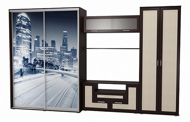 Стенка для гостиной Мебелайн-18 - Вид 1