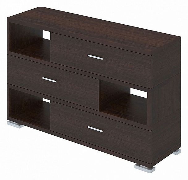 Тумба комбинированная Домино СБ-40/3 Венге - Вид 1