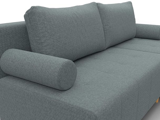 Диван угловой Лига-102 угол универсальный Рогожка серый - Вид 4