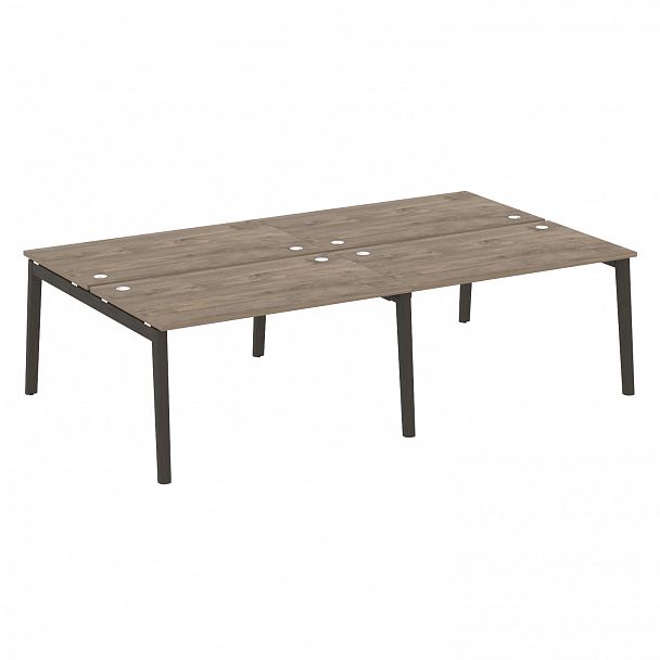 Рабочая станция "Onix wood" OW.D.RS-4.3.8 тиквуд темный/дуб темный - Вид 1