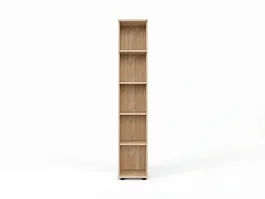 UNITY РШ-4 ДУБ СОНОМА Стеллаж открытый Прямой 366x380x1966 - Фото предпросмотра