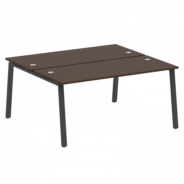 Рабочая станция "Metal System" БА.РАС-СП-2.4 венге/антрацит - Вид 1