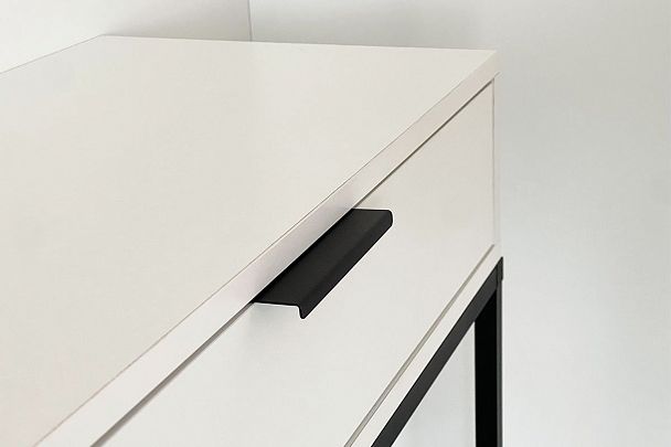 Обувница Краш LMN-13.2554 черный муар/белое дерево - Вид 8