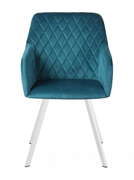 Кресло Барли, Confetti izumrud/белый - Вид 2