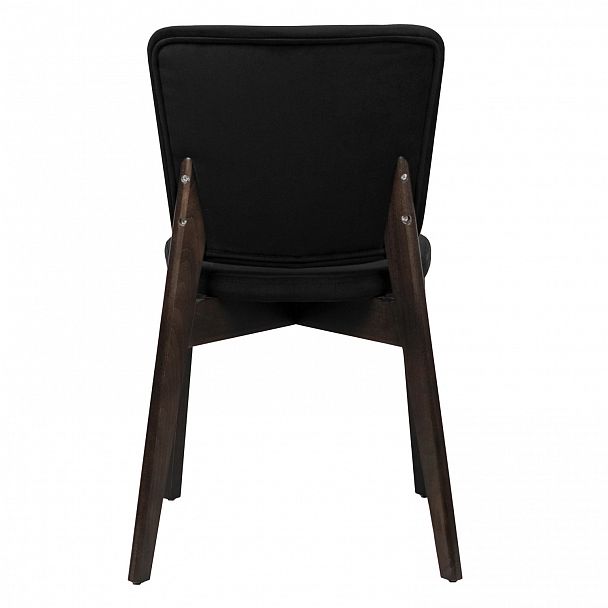 Стул Safir, велюр Velutto-34 черный, морилка венге - Вид 4
