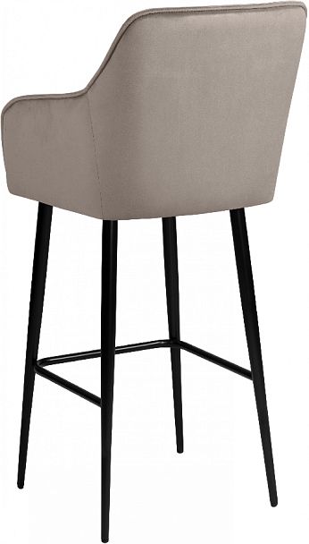 Комплект барных поворотных кресел Мони К, Confetti smoke/черный, 2 шт. - Вид 6