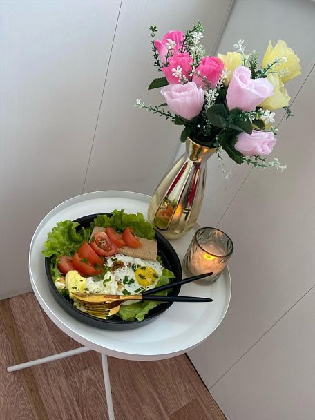 Столик журнальный Sheffilton SHT-CT11 белый муар - Вид 8