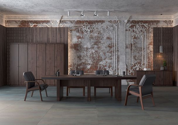 Стол письменный Capital 220x100x77 дуб апрельский - Вид 8