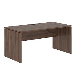 Стол прямой EDST 1580 Дуб Денвер тёмный/Мокко 1560х800х750 EDIS - Фото предпросмотра