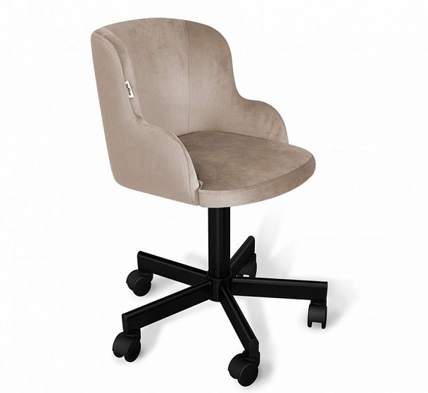 Стул подъемно-поворотный Sheffilton SHT-ST39/S120M офисный латте/черный муар - Вид 1