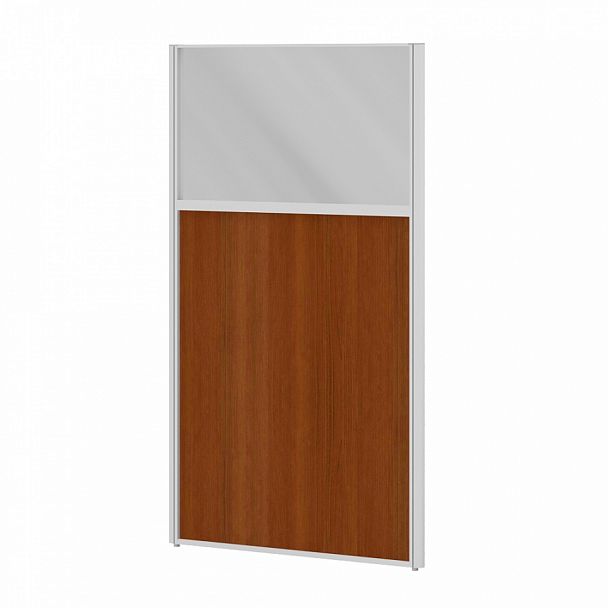 Модуль комбинированный "Мобильные офисные перегородки «Ритм»" ПК-РТМ-МДК138х44С/Д-В1-304 серый - Вид 1