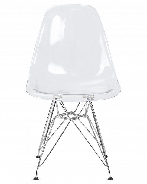 Стул обеденный DOBRIN DSR CASPER (ножки хром, цвет прозрачный) - Вид 6