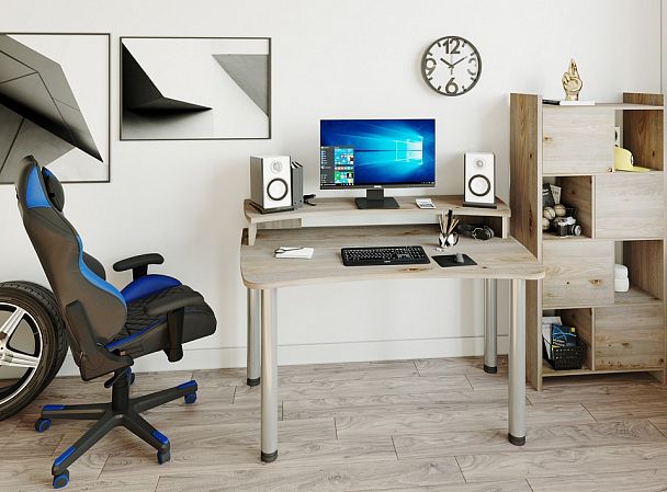 Стол компьютерный Домино Лайт СКЛ-Софт140МО+НКИЛ140 Нельсон - Вид 3