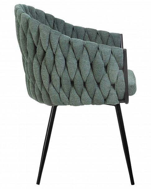 Стул обеденный DOBRIN MATILDA (зеленая ткань (LAR 275-23)) - Вид 3