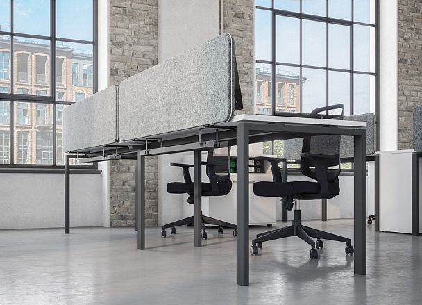 Стол Sigma 1200х600х750 / профиль: 60х30 белый; столешница: белый - Вид 11