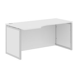 Стол эргономичный XQPCET 169H(L) Белый/Алюминий 1600х900х750 XTEN-QP - Фото предпросмотра