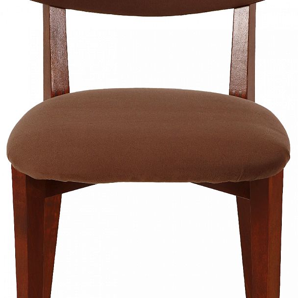 Комплект деревянных стульев с мягким сиденьем Мэти Темный орех/Коричневый велюр, 3 шт. - Вид 11
