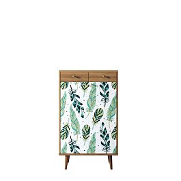 Комод Berber два ящика и дверки 44 принт арт BB46/Print_44 - Фото предпросмотра