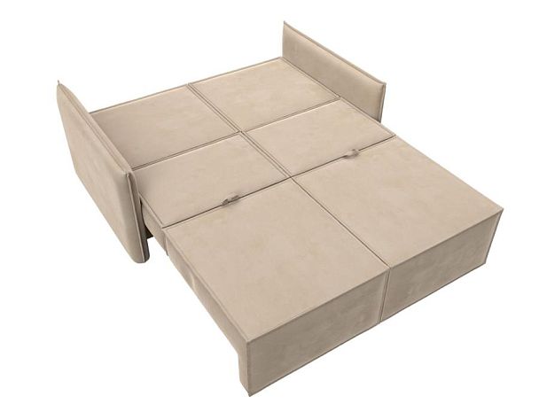 Диван прямой Либерти мини Велюр бежевый - Вид 10