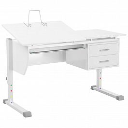 Стол Осанка 120 ТТ, белый, 2-местная, рег., гр.2-7 - Фото предпросмотра