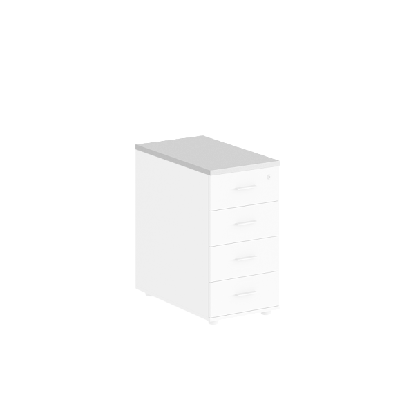 Топ тумбы приставной Sigma 700 400х700 ( к столам 700 тумбе гл. 700)  / цвет: белый - Вид 1